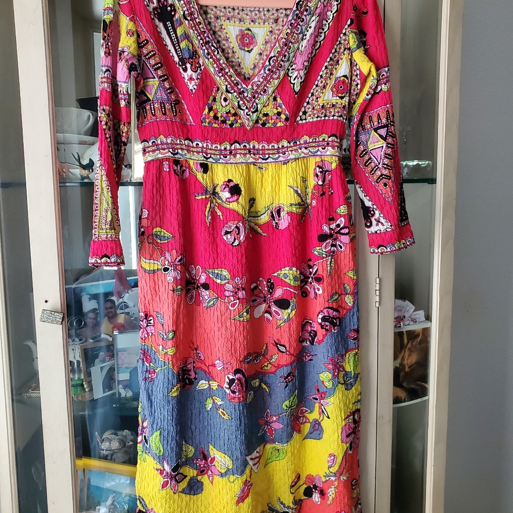 Vintage Emilio Pucci colorful bright dress